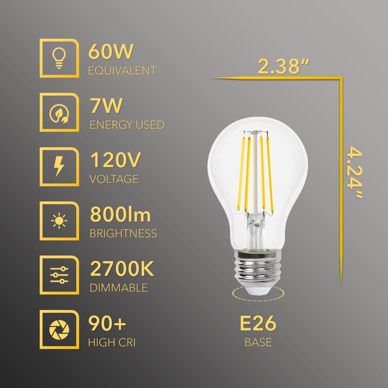 7 watt led bulb warm deals white